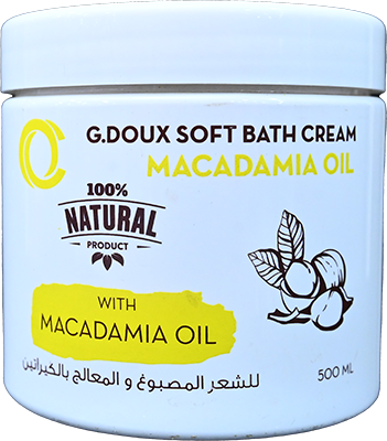 G DOUX BATH CREAM MACADAMIA OIL 500ML