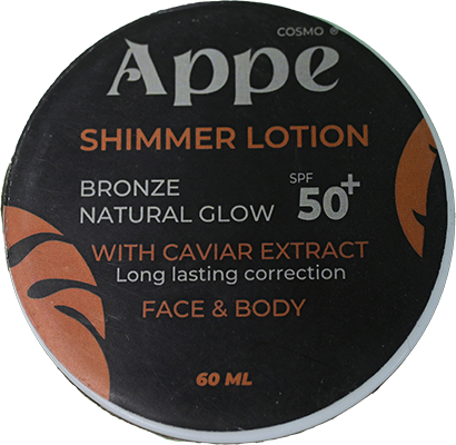 APPE SHIMMER LOTION BRONZE SPF 50+ 60 ML