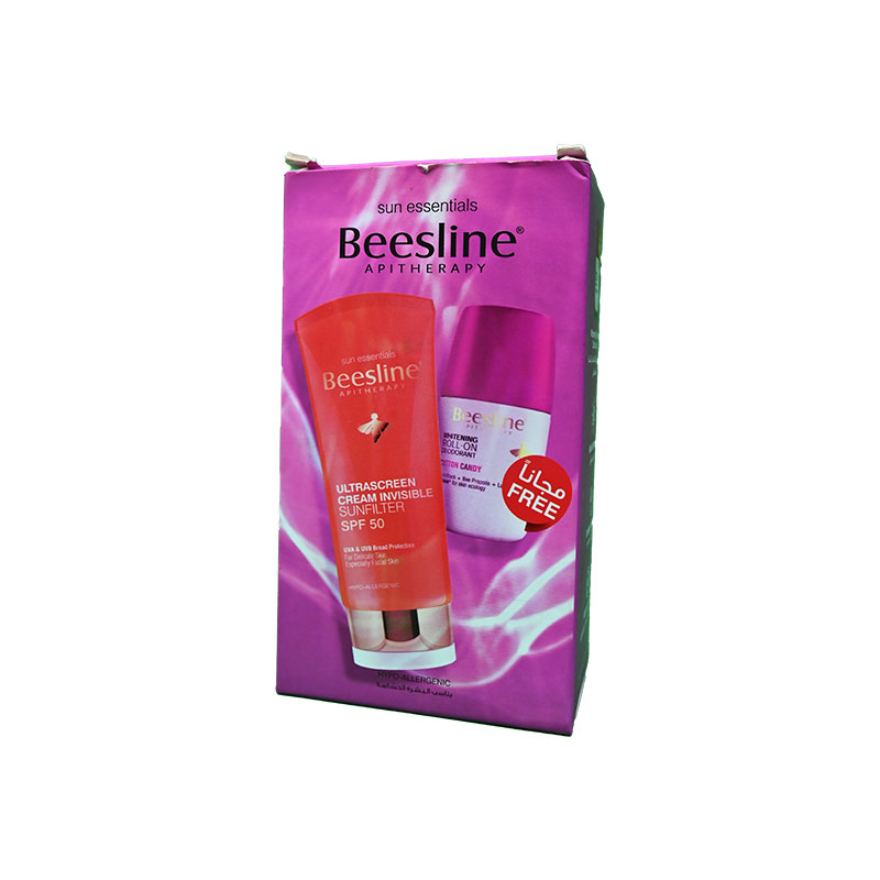 BEESLINE ULTRA SUN CR SPF50 12ML+ WHITE ROLL ON