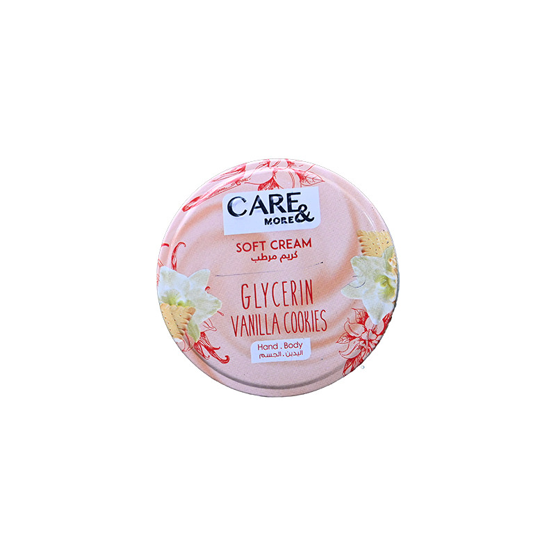 CARE&MORE SOFT CREAM GLYCERIN VANILLA&COOKIES 75ML