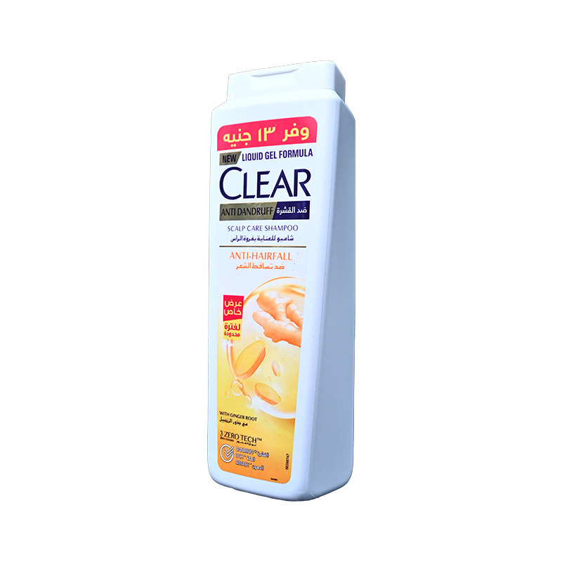 CLEAR W SH+COND+ANTI HAIR FALL 600ML OFF 12.L.E