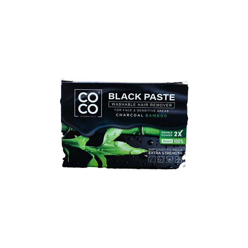 COCO BLACK PASTE CHARCOAL ALO VERA 100 GM