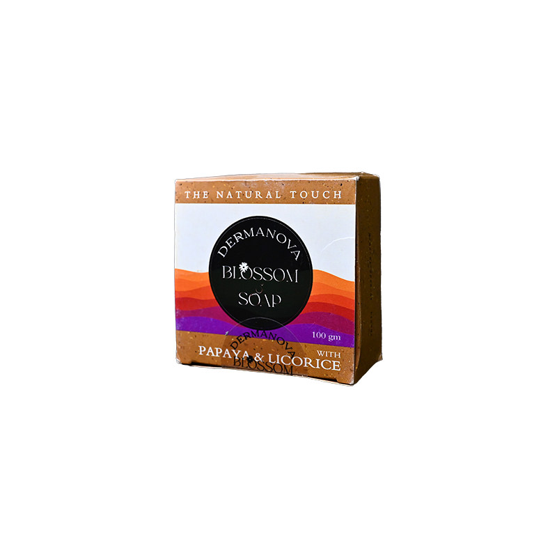 DERMANOVA BLOSSOM WITH PAPAYA SOAP 100 GM