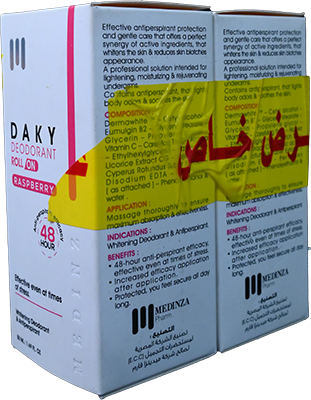 MEDINZA DAKY RASPBERRY ROLL ON +1 FREE