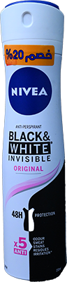 NIVEA SPR W(BL&WH) INV ORIGINAL 150 ML DISC 20%