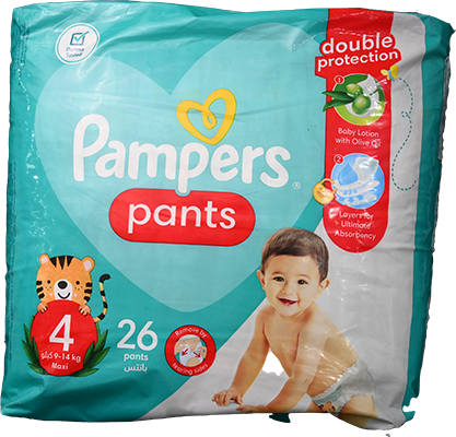 PAMPERS PANTS SIZE (4) 26 DIAPER