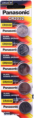 PANASONIC CR2032 5 PIC بطارية أجهزة طبية
