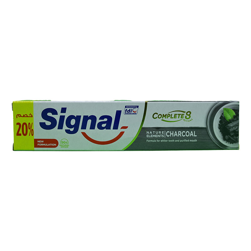 SIGNAL COMPLETE 8 CHARCOAL WHITE&DETOX 100ML20%OFF