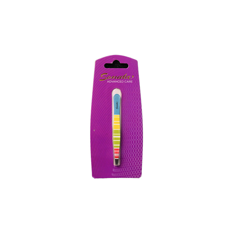 SONATA CODE 88208 WIDE TIP TWEEZERS COLORS