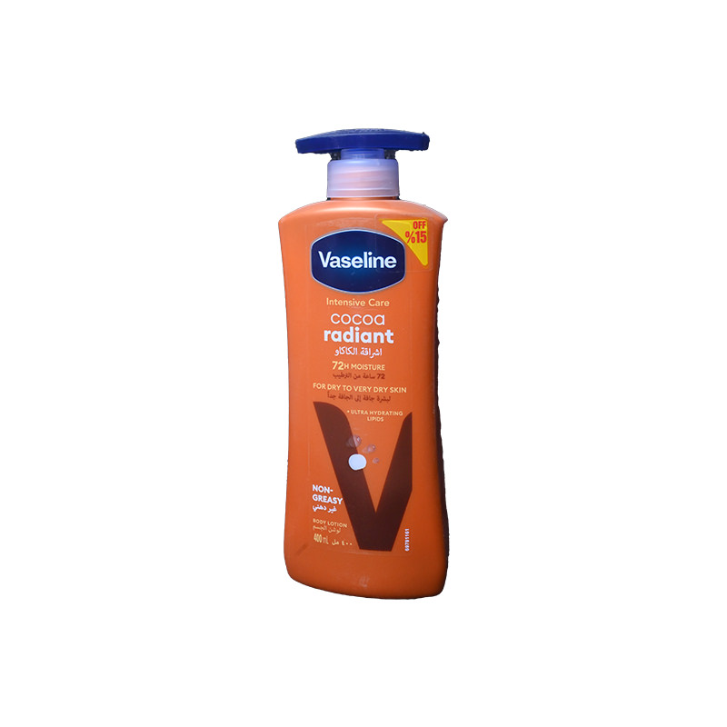 VASELINE COCOA RADIANT LOTION 400 ML 15%DIS