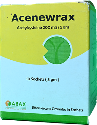 ACENEWRAX 200 MG 10 SACHETS @