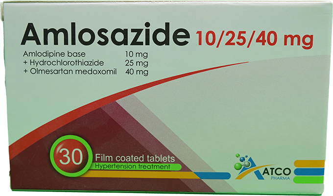 AMLOSAZIDE 10/25/40 MG 30 TAB