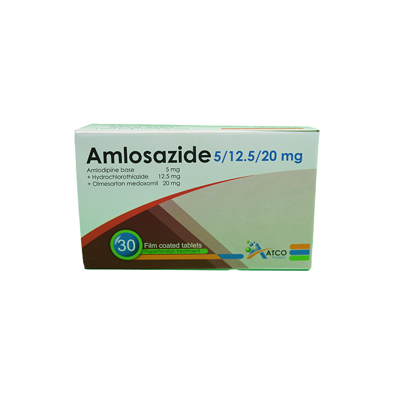 AMLOSAZIDE 5/12.5/20 MG 30 TAB