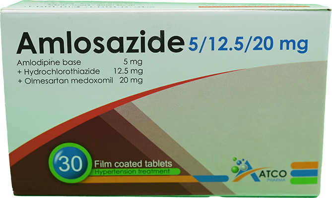 AMLOSAZIDE 5/12.5/20 MG 30 TAB