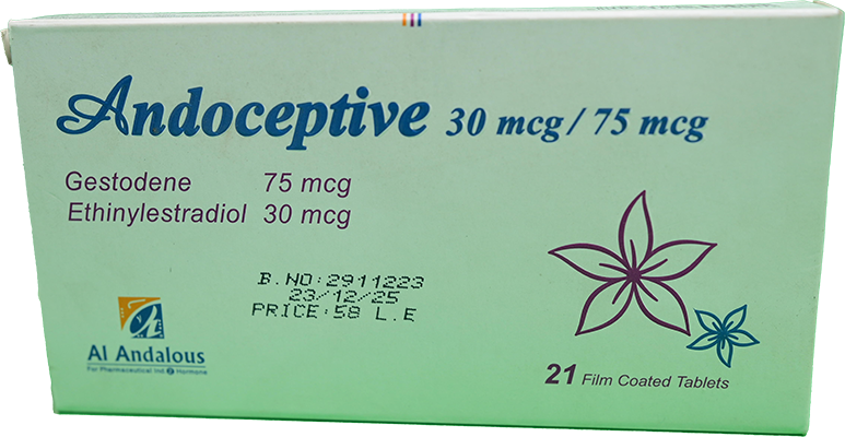 ANDOCEPTIVE 30/75MCG 21TAB