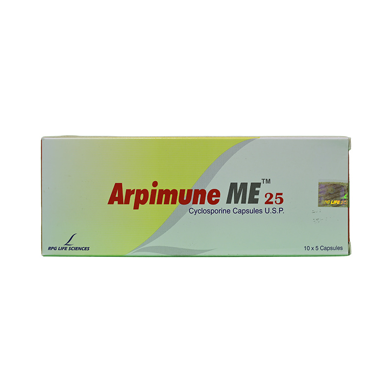 ARPIMUNE ME 25 MG 50 CAP