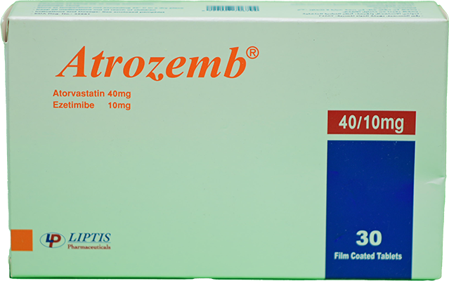 ATROZEMB 40/10 MG 30 TAB