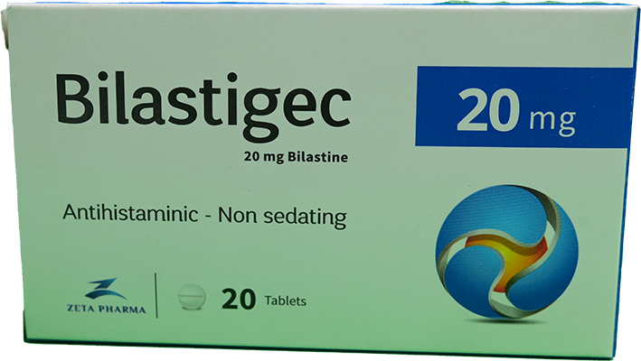 BILASTIGEC 20MG 20TAB