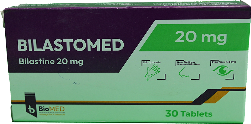 BILASTOMED 20MG 30TAB