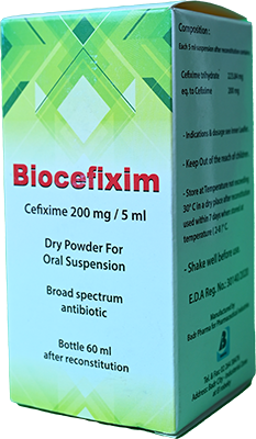 BIOCEFIXIM 200 MG 60 ML