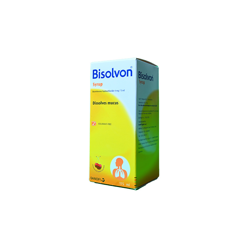 BISOLVON ELIXIR 4 MG SYRUP 115 ML