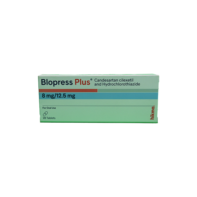 BLOPRESS PLUS 8 MG 28 TAB