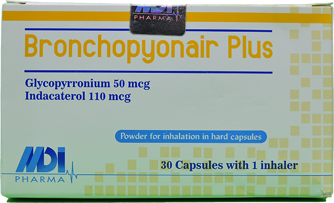 BRONCHOPYONAIR PLUS 30 CAP + INHALER