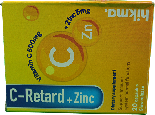 C-RETARD + ZINC 20 CAP