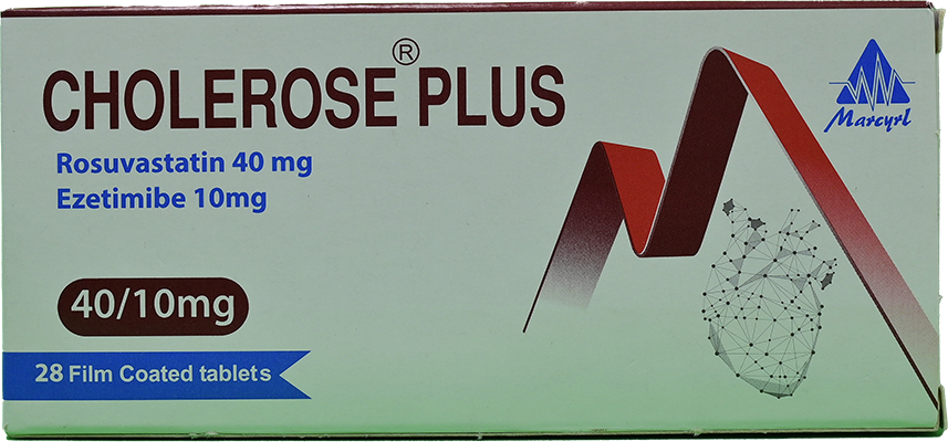 CHOLEROSE PLUS 40/10MG 28 TAB