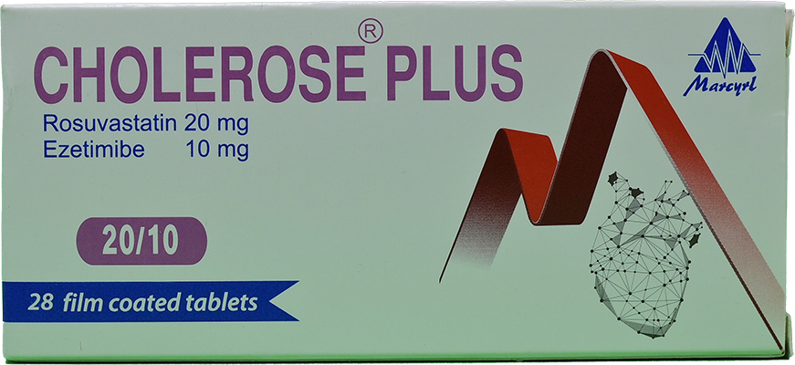 CHOLEROSE PLUS 20/10MG 28TAB