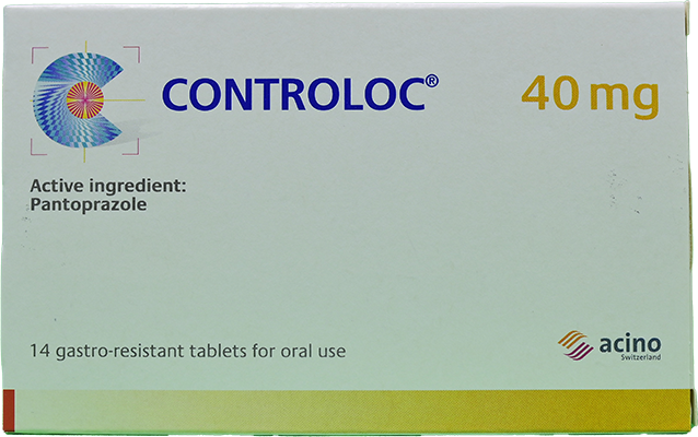 CONTROLOC 40 MG 14 TAB