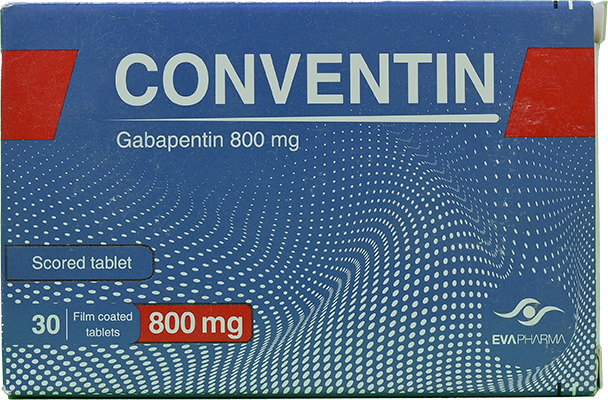 CONVENTIN 800 MG 30 CAP