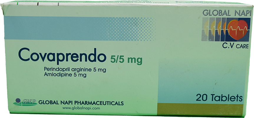 COVAPRENDO 5 / 5 MG 20 TAB