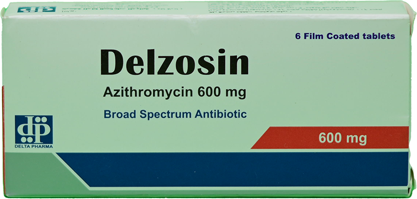 DELZOSIN 600 MG 6 TAB