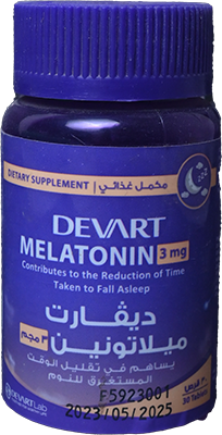 DEVART MELATONIN 3 MG 30 TAB