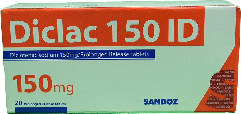 DICLAC 150 MG 20 TAB