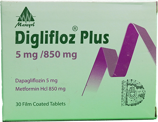 DIGLIFLOZ PLUS 5/850 MG 30TAB