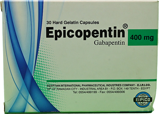 EPICOPENTIN 400 MG 30 CAP