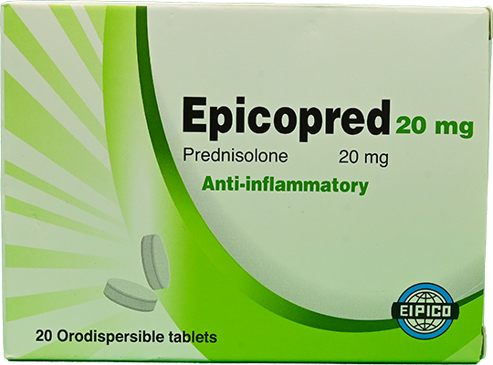 EPICOPRED 20 MG 20 TAB