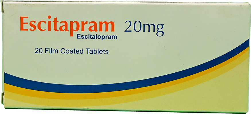 ESCITAPRAM 20 MG 20 TAB