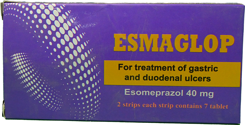 ESMAGLOP 40 MG 14 TAB