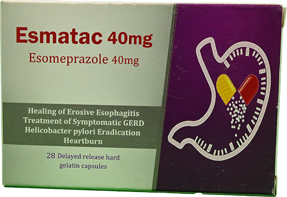 ESMATAC 40 MG 28 CAP