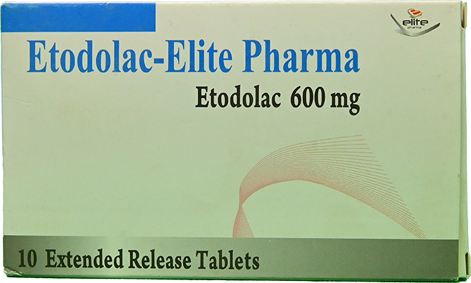 ETODOLAC 600 MG 10 TAB