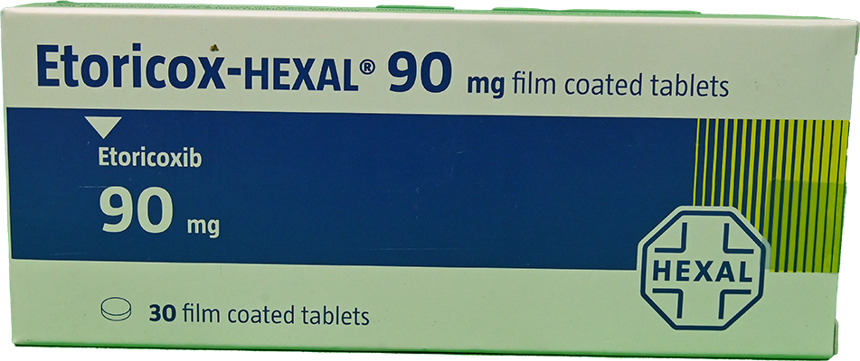 ETORICOX-HEXAL 90 MG 30 TAB