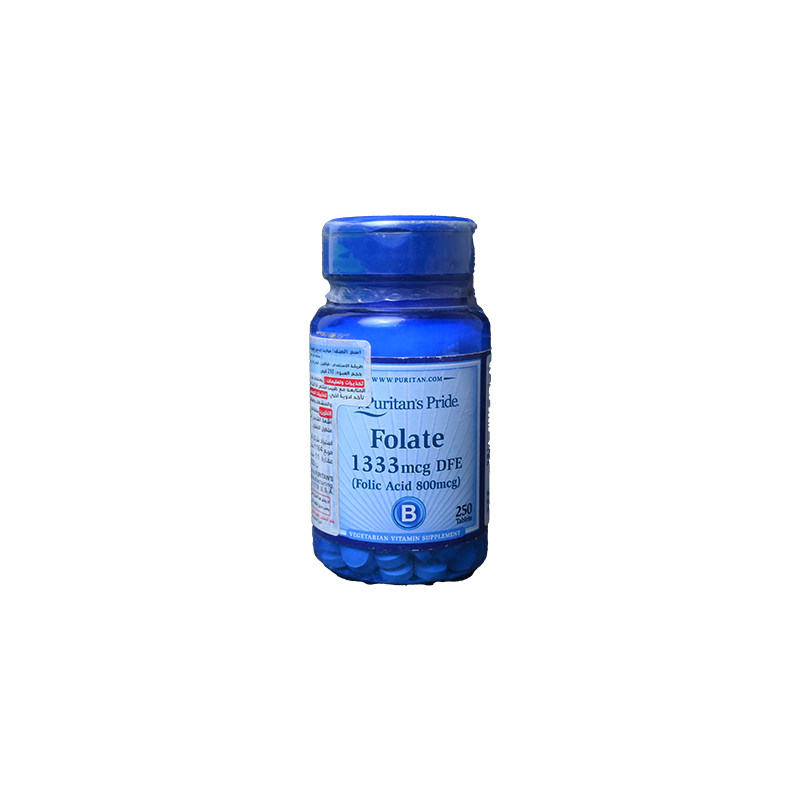 FOLATE 1333 MCG (FOLIC ACID 800 MCG ) PURI 250 TAB