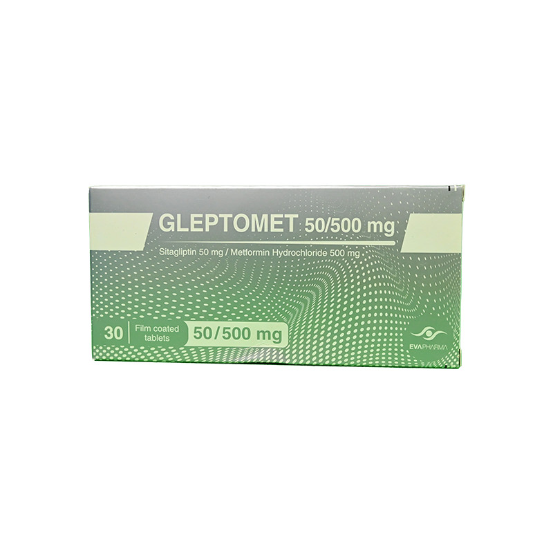 GLEPTOMET 50/500 MG 30 TAB