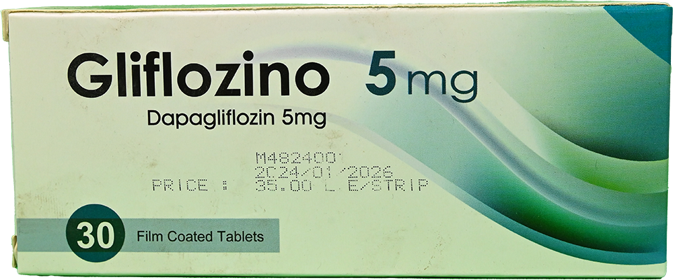 GLIFLOZINO 5 MG 30 TAB