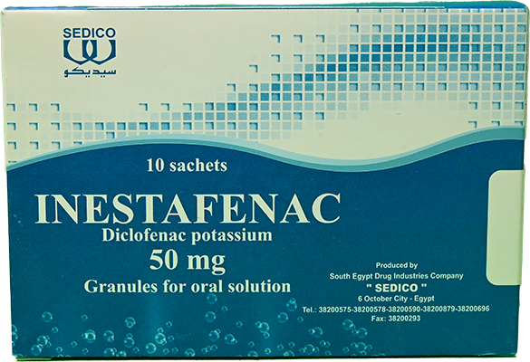 INESTAFENAC 50 MG 10 SACHETS