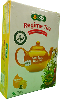 ISIS REGIME TEA 50 TEA BAGS LEMON