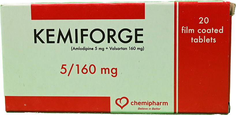 KEMIFORGE 5/160 MG 20 TAB